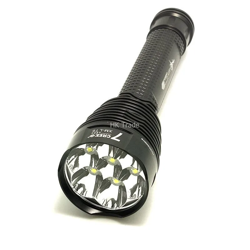 Comprar Trustfire-linterna TR-J18 De Alta Potencia, 5 Modos, 8000 Lúmenes, 7 X CREE XM-L T6 LED Por Batería 18650 O 26650