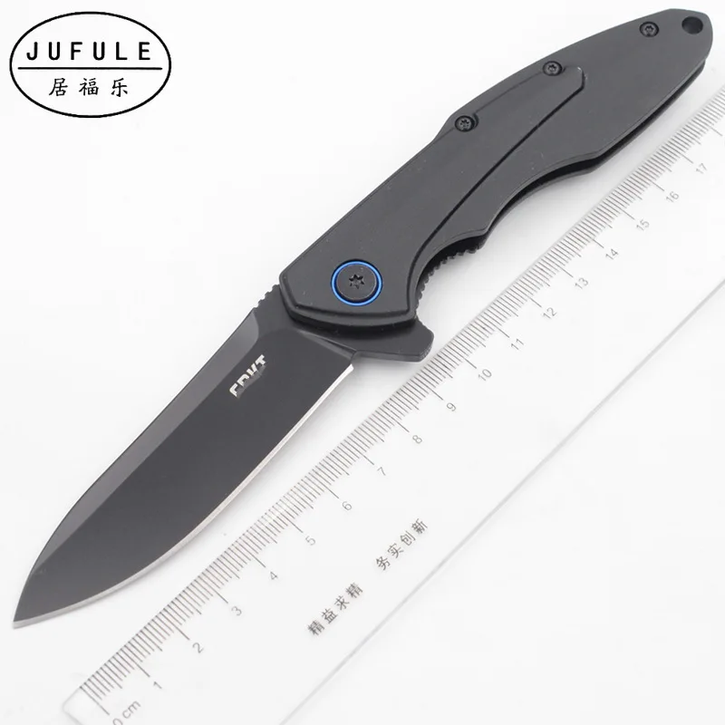 JUFULE 6215 шарикоподшипник Флиппер складной 8Cr13MoV лезвие алюминиевая ручка для кемпинга охоты выживания Открытый EDC инструмент кухонный нож