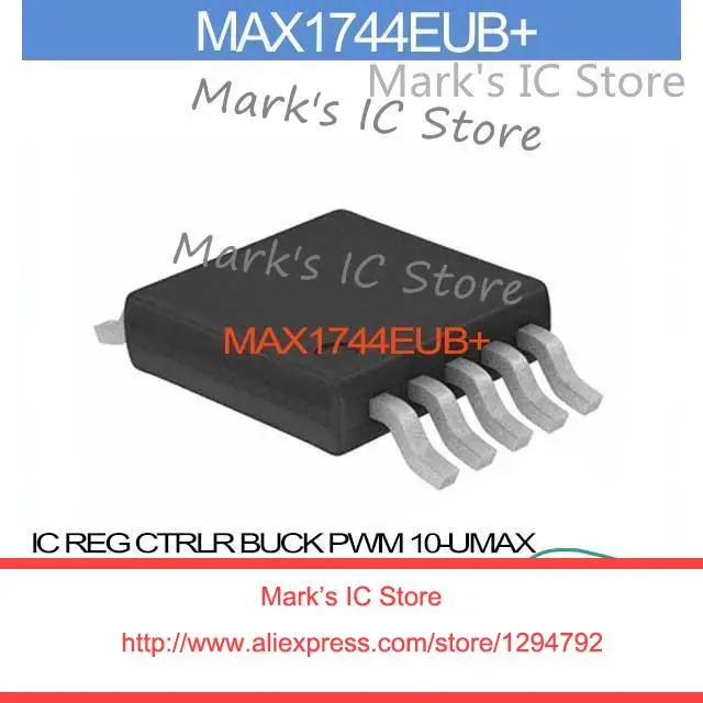MAX1744EUB + IC РЕГ CTRLR бэк ШИМ 10-UMAX MAX1744EU 1744 MAX1744 1744E MAX174 1744EU | Электронные компоненты и
