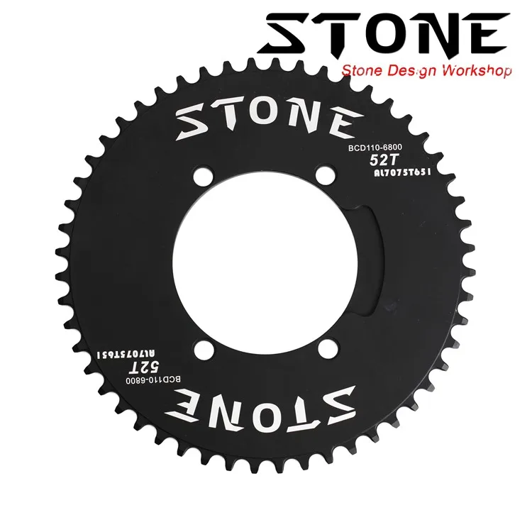 Камень передняя Звездочка 110 BCD для Shimano 5800 6800 4700 9000 круглый 34, 36, 38, 40, 42, 44, 46, 48 58T 60 зуб дорожный велосипед звездочка цепной передачи 110bcd