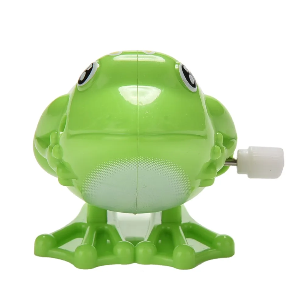 

Пластиковые классические зеленые лягушки для прыжков на открытом воздухе, Обучающие заводные игрушки для детей, детские подарки, заводная ...