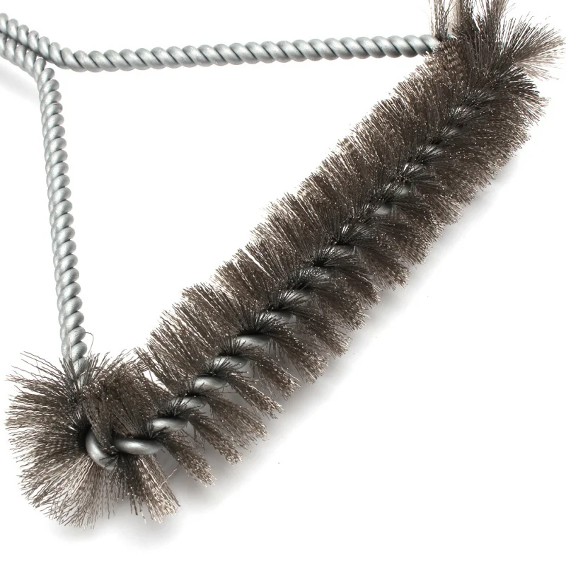 3 сторонняя щетка из нержавеющей стали для барбекю гриля гриль смазка чистки