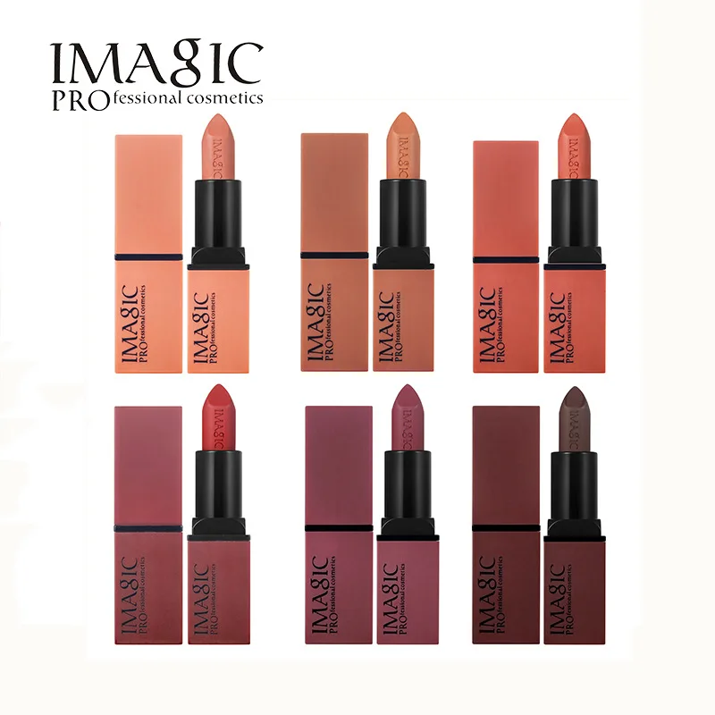 3 IMAGIC 2018 Лидер продаж Мода 6 цветов матовый средства ухода за губами Make Up бренд