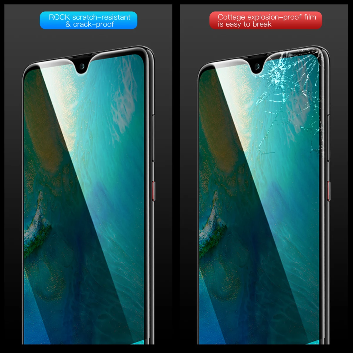 9 H закаленное стекло для huawei mate 20 протектор экрана Алмазная пленка полное