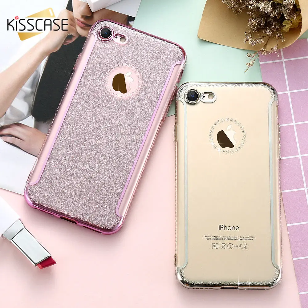Чехол KISSCASE для Apple iPhone 6 7 5S 5 S Plus SE 2 в 1 милый Ультратонкий Мягкий силиконовый чехол