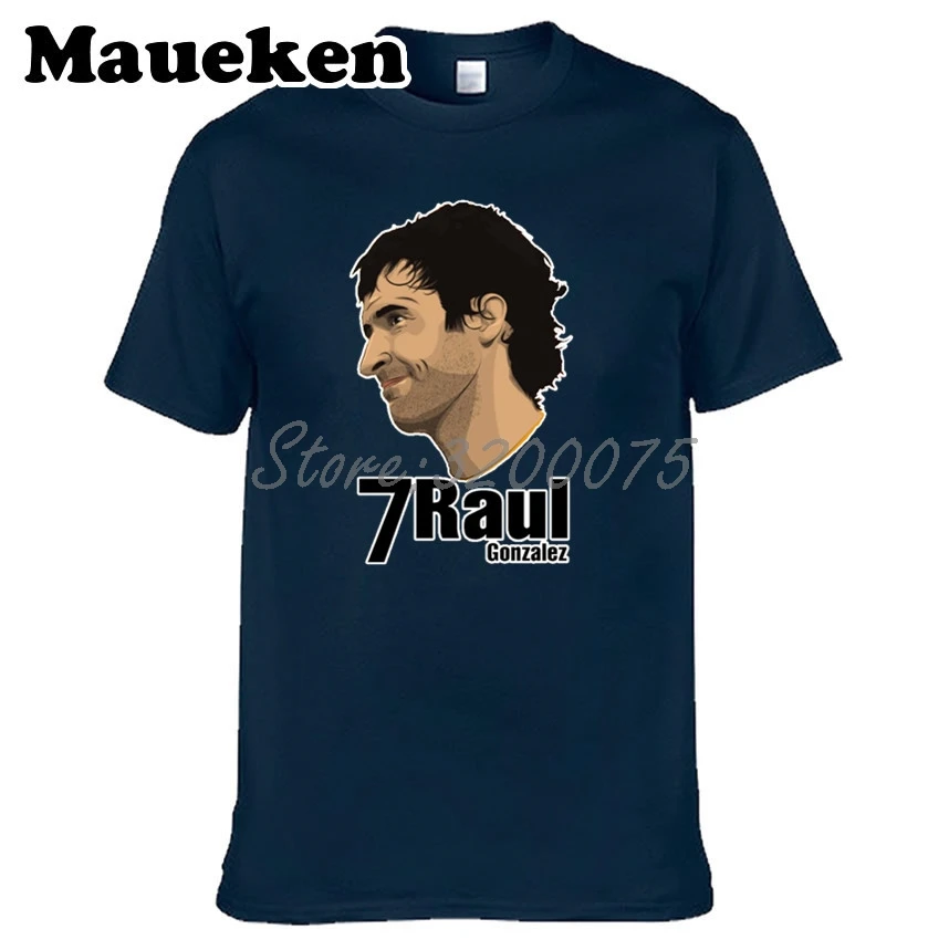 Мужская футболка Bernabeu Prince 7 Raul Gonzalez Blanco 1994 ~ 2010 испанский тореадор футболки Legend для
