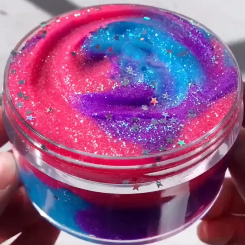 New 100ml Foam Slime Color Matching Modeling Clay Mud Puff Swell Scented Stress Relief No Borax Toys for Children Kid | Игрушки и хобби