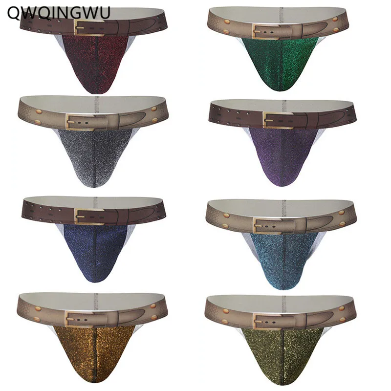 

8PCS/Lot Sexy U Convex Men's Briefs Thong Men Underwear Nylon Comfortable Male Briefs Underwear Shorts Brief Underpants Thongs