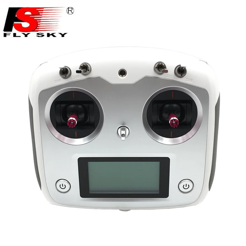 Flysky контроллер передатчика 2 4G 10CH с приемником 6CH для радиоуправляемого вертолета