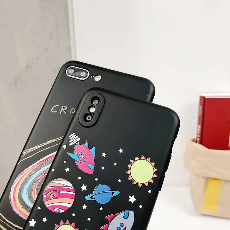Силиконовый чехол для iphone 6 S 7 8 Plus с защитой от падения из ТПУ X Coque Capa |