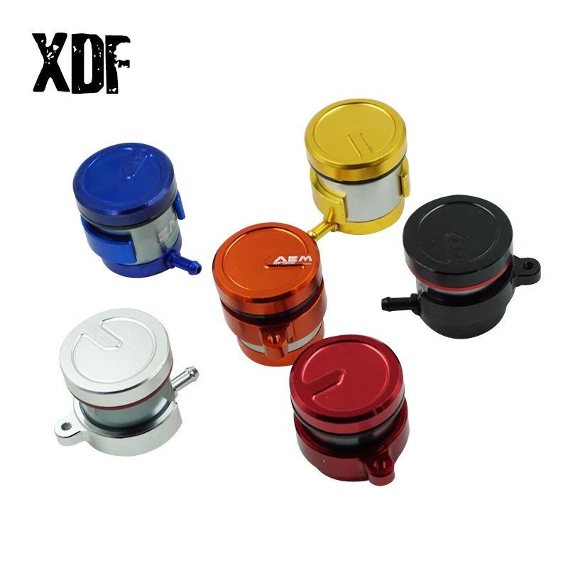 

Universal CNC Aluminum Motorcycle Brake Fluid Reservoir Clutch Cylinder Tank Oil Fluid Cup For Honda Yamaha Suzuki