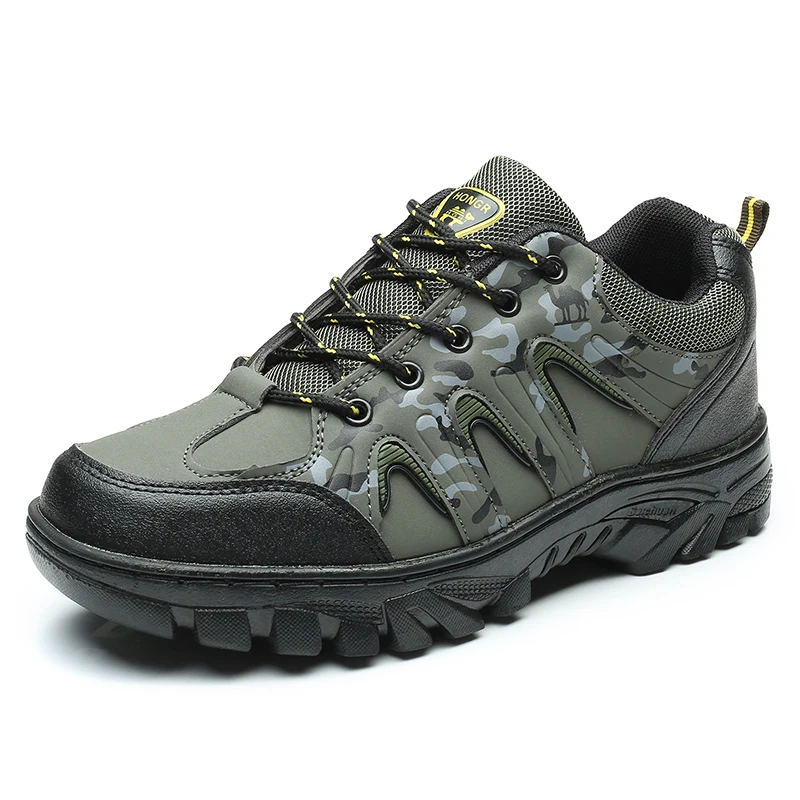 

Outdoor Breathable Men Hiking Shoes Non-slip Mountain Climbing Sneakers Travel Trekking Shoes Lace up Sports Shoes Male 40-40