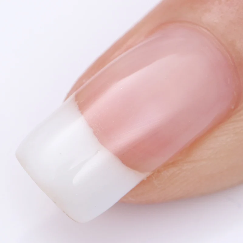French Tip Nail Brush Acrylic Painting Drawing Pen Silver Handle Half Moon Shape UV Gel Art Tool | Красота и здоровье