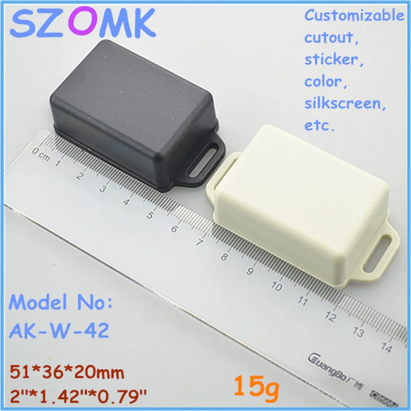 Szomk Настенный монтажный пластиковый корпус (10 шт.) 51*36*20 мм электронный проектный