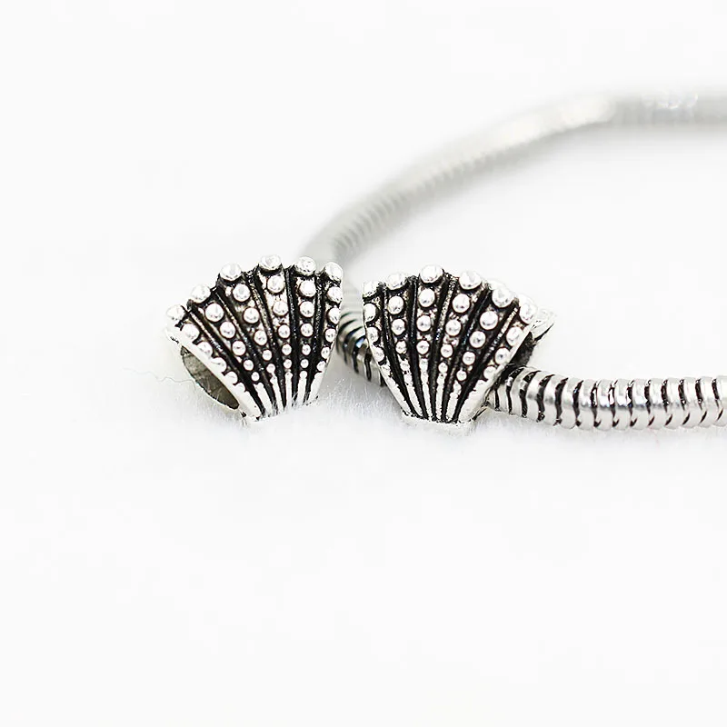 Большие крупнопористые Бусины Из Сплава в виде ракушек браслет из бисера