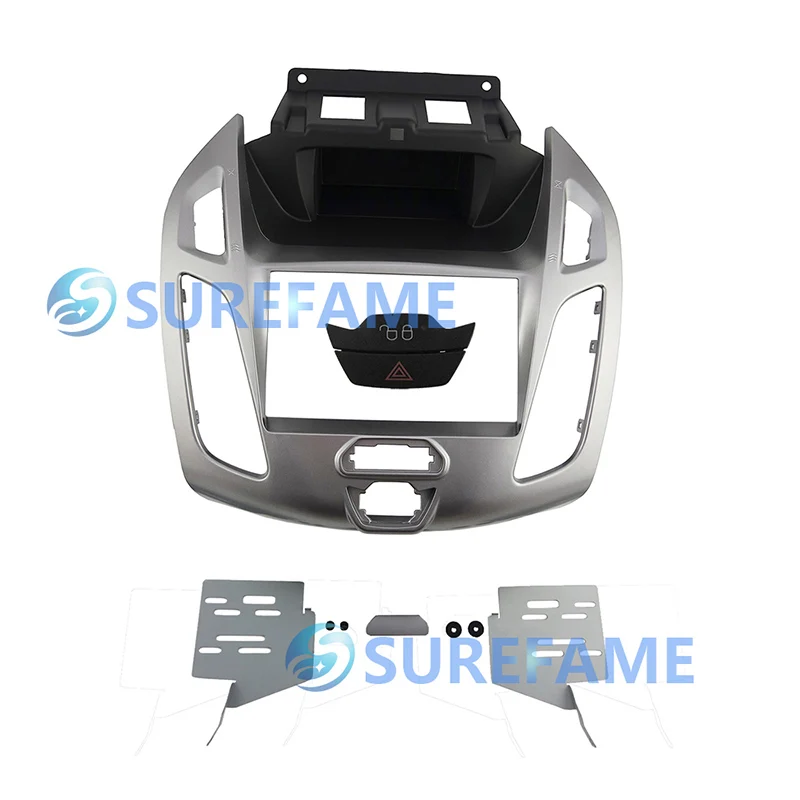 Переходная для Ford Transit подключения Tourneo подключения 2013+ с коммутатором Радио DVD стерео CD Панель Даш Комплект отделкой фасции фронтальная рамка