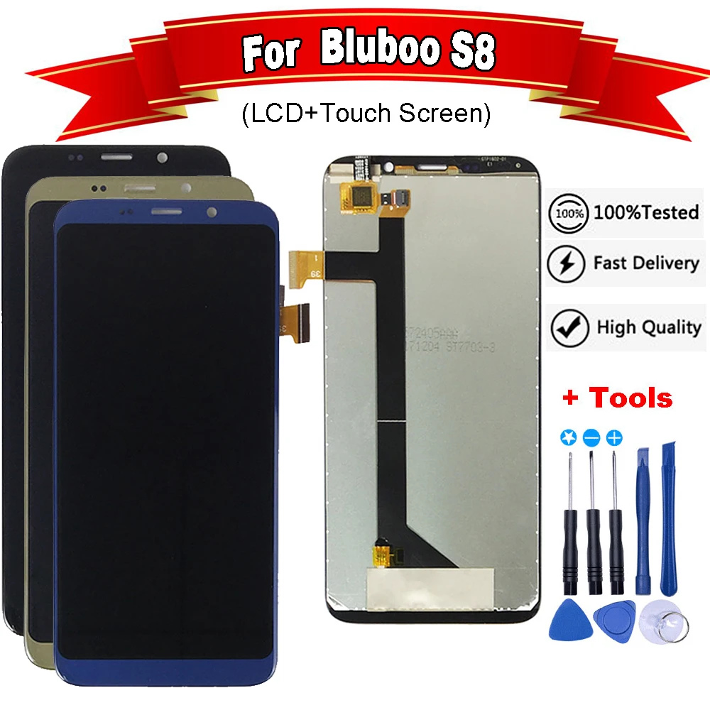 5 7 дюймовая сенсорная панель для Bluboo S8 инструменты ремонта ЖК дисплея|Экраны