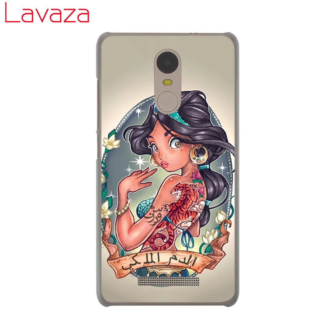 Твердый чехол для телефона Lavaza Tattooed Alice Ariel Jasmine Xiaomi Redmi 8A 7A 6A 5A K20 Note 8 8T 7 5 6 Pro 4 4X|case for