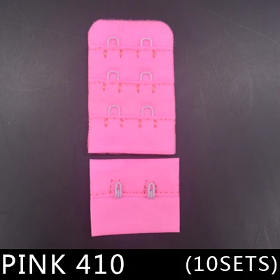 pink 410 10 компл./лот женские полезный Черный Белый Бюстгальтер расширители ремешок Расширение Регулируемый пояс ручная выделка женская обувь застежка бюстгальтера аксессуары "сделай сам" - Цвет: pink 410