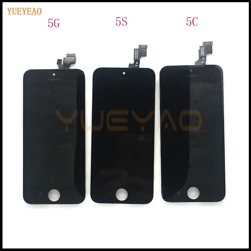 Yueyao AAA без битых пикселей ЖК-дисплей для iPhone 5 5S 5C 5SE сенсорный экран с дигитайзером