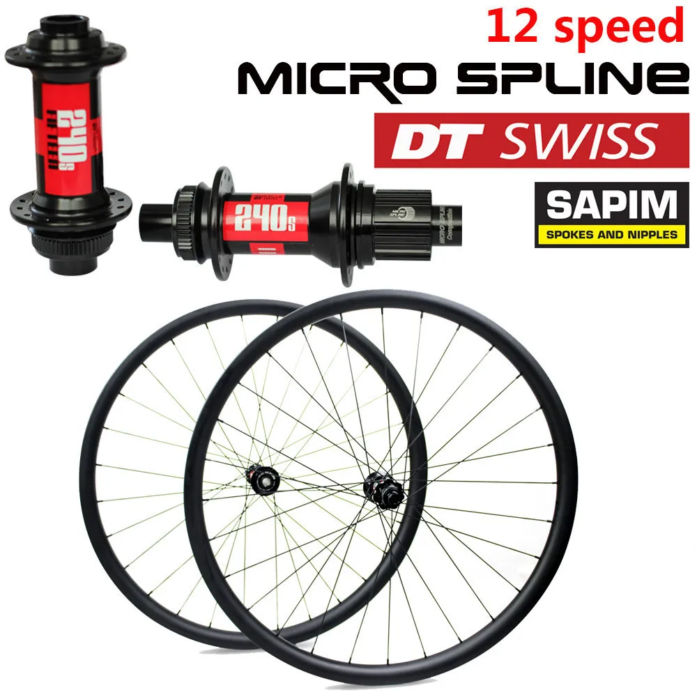 Оригинальные колеса DT Swiss Hub 650B 12 Скоростей карбоновые MTB бескамерные обода для 27 5