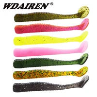 10pcslot jig head soft lures 8cm 3g handmade t tail salt smell silicone bait fly carp bass wobbers lure fishing tackle wd 402