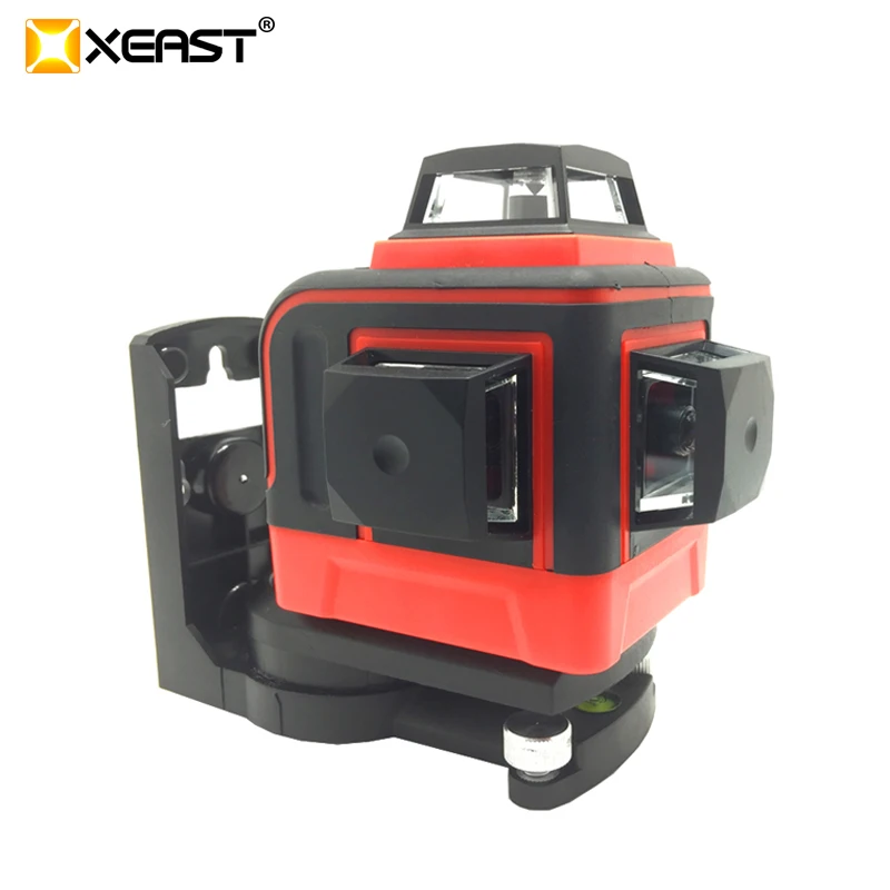 XEAST XE-390R 12 линий 3D лазерный уровень самонивелирующийся 360 вертикальный горизонтальный и вертикальный крест супер мощный красный лазер