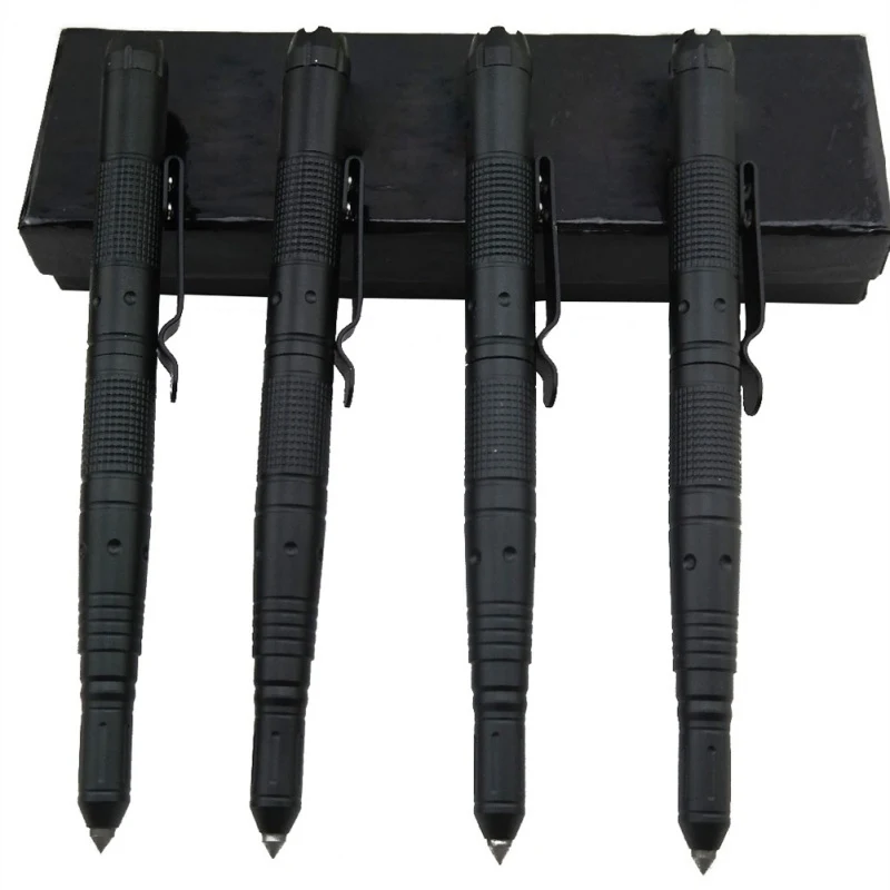 Тактическая ручка для самообороны со встроенным светодиодным фонариком