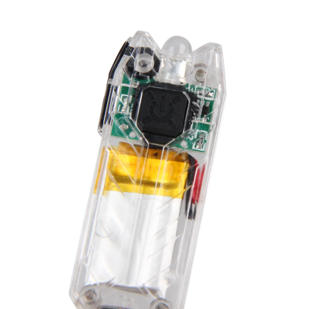 2 режима трубки портативный брелок для ключей фонарик зарядка через usb брелок мини компактный фонарик 45LM Led наружная перезаряжаемая лампа