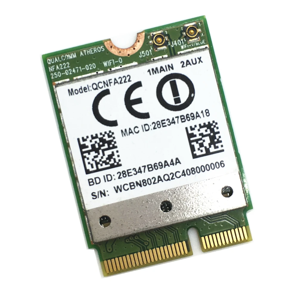 Для QCNFA222 2 4 ГГц/5 ГГц 802 11 ABGN 300 Мбит/с Поддержка Bluetooth 0 Wi Fi карты для ACER V3 371 E5 571G|wifi pci