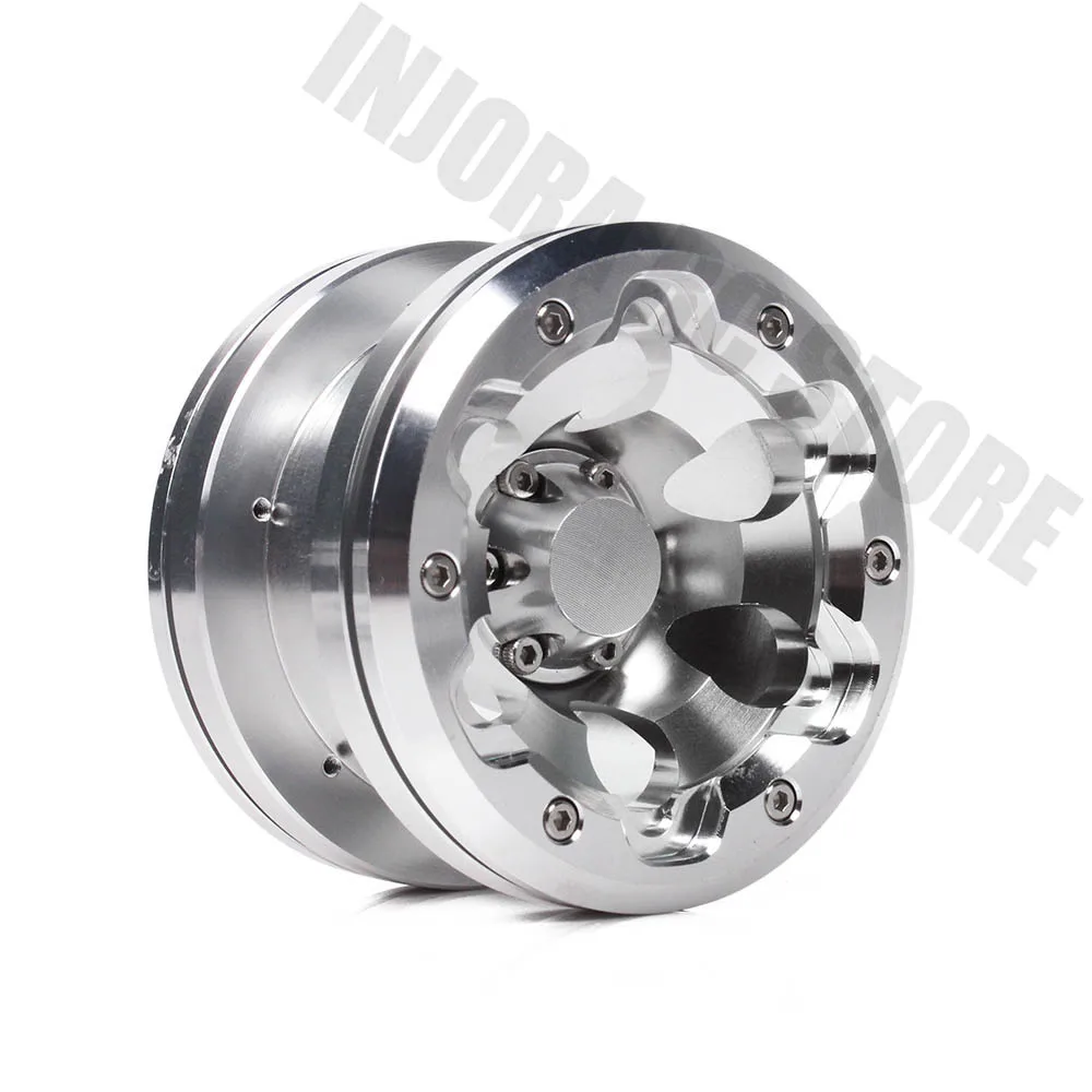 4 шт. 2," Металл Beadlock обод колеса для 1/10 RC Рок Гусеничный осевой SCX10 RR10 90053 AX10 Wraith 90056 90045 YETI KM2