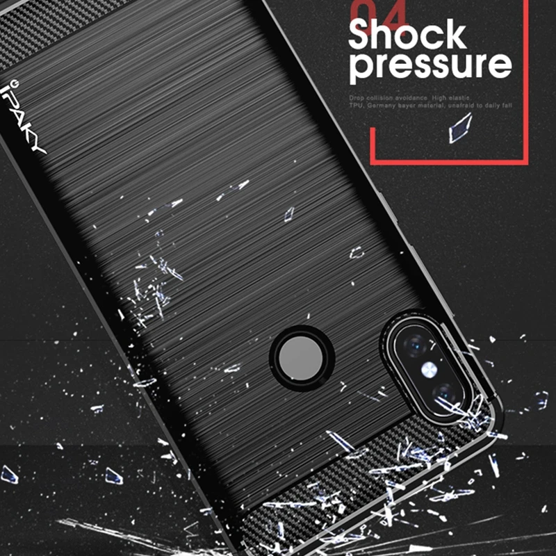 IPAKY матовый Ударопрочный силиконовый чехол для Xiaomi Redmi Note 5 Pro Xiomi 6 7 Mi 8 SE Pocophone F1