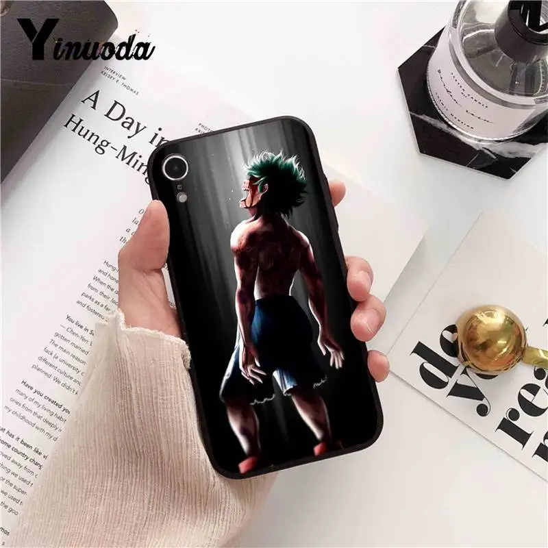 Yinuoda аниме My Hero academic классный чехол для телефона iPhone 8 7 6 6S 6Plus X XS MAX 5 5S SE XR 10 11 pro max |