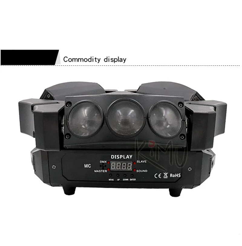 120 Вт RGBW 16/48 каналов светодиодный DMX512 активация звуком автоматический запуск мини