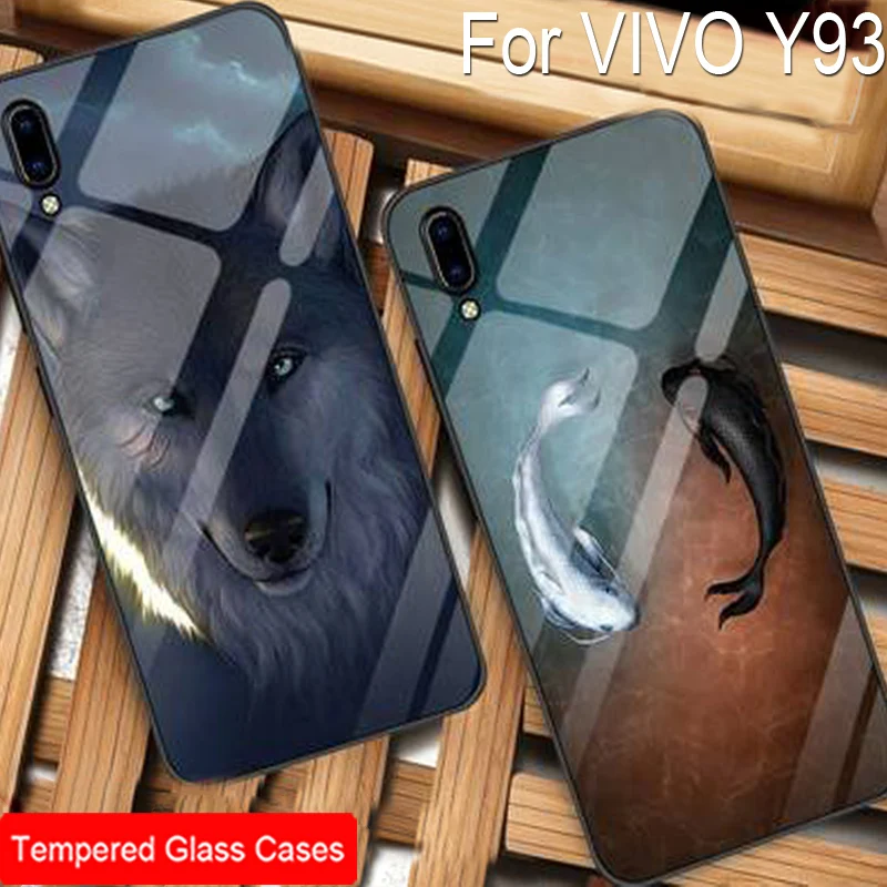 

Задняя крышка VIVOY93 с рисунком для VIVO Y93 y93, силиконовый чехол с рамкой для VIVO Y 93, защитный чехол