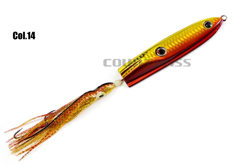 Countbass 120 г 4,3 унц. Inchiku мормышки с осьминог помочь крючок, дно корабль Snapper отсадки приманки для рыбалки