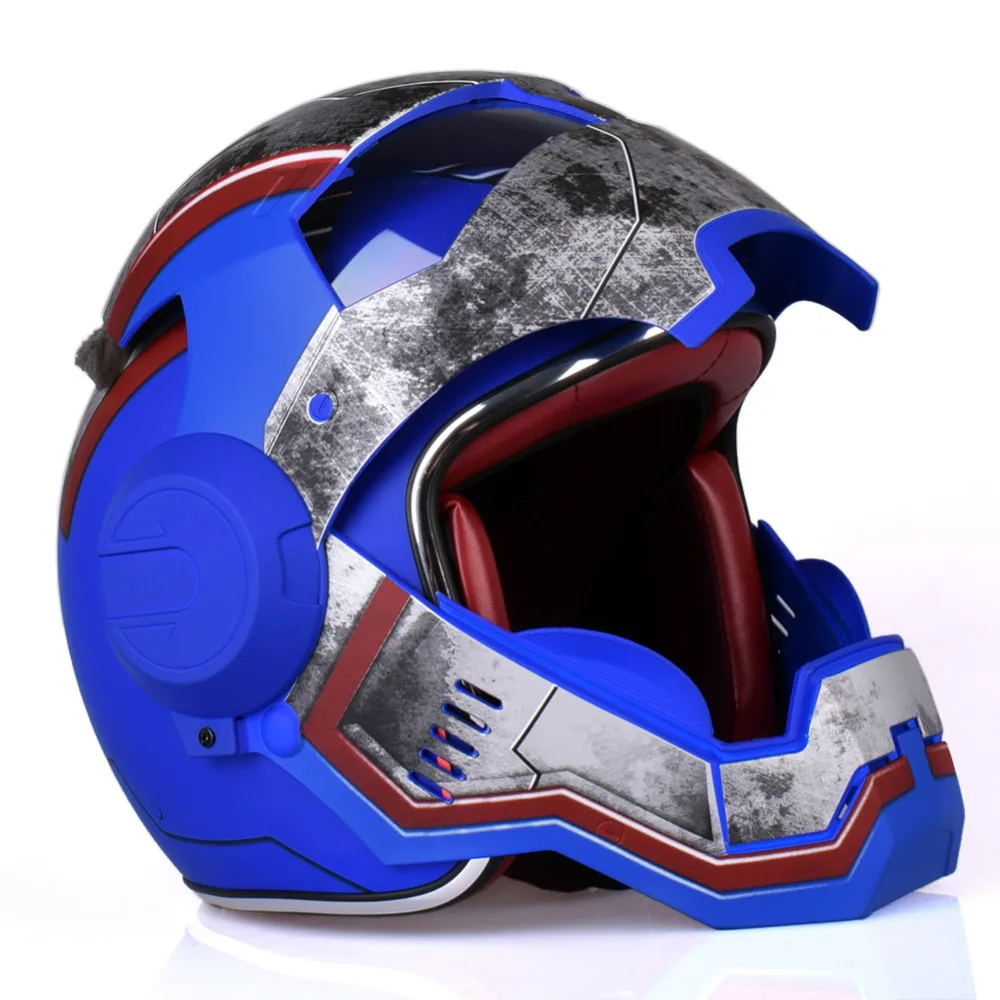 Мотоциклетный шлем Masei 610 Zaku Matt Green мотоциклетный для мотоциклистов|motorbike helmet|masei