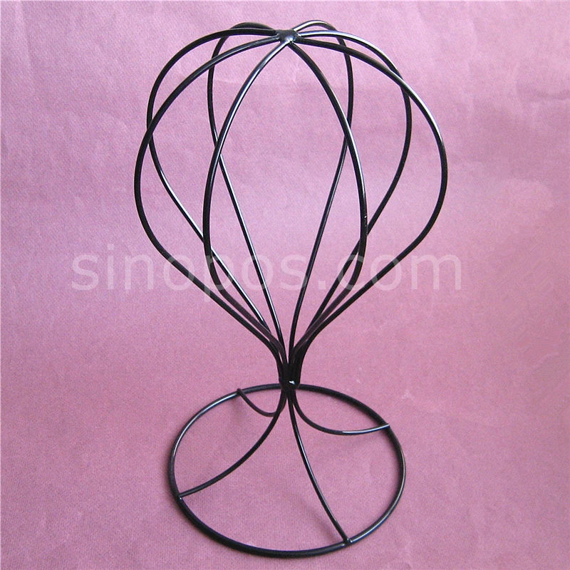 Стенд для шляпки 30 см сверхмощный стальной колпачок провода настольный