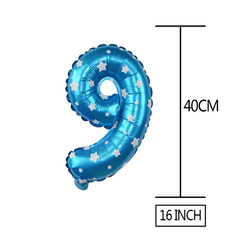 16-дюймовый воздушный шар из фольги для украшения дня рождения свадьбы детского