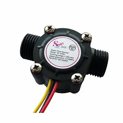 

F014 G1/2 Water Flow Sensor Hall Flow Sensor Switch Flow Meter Flowmeter Water Control Counter DN15 1-30L/min