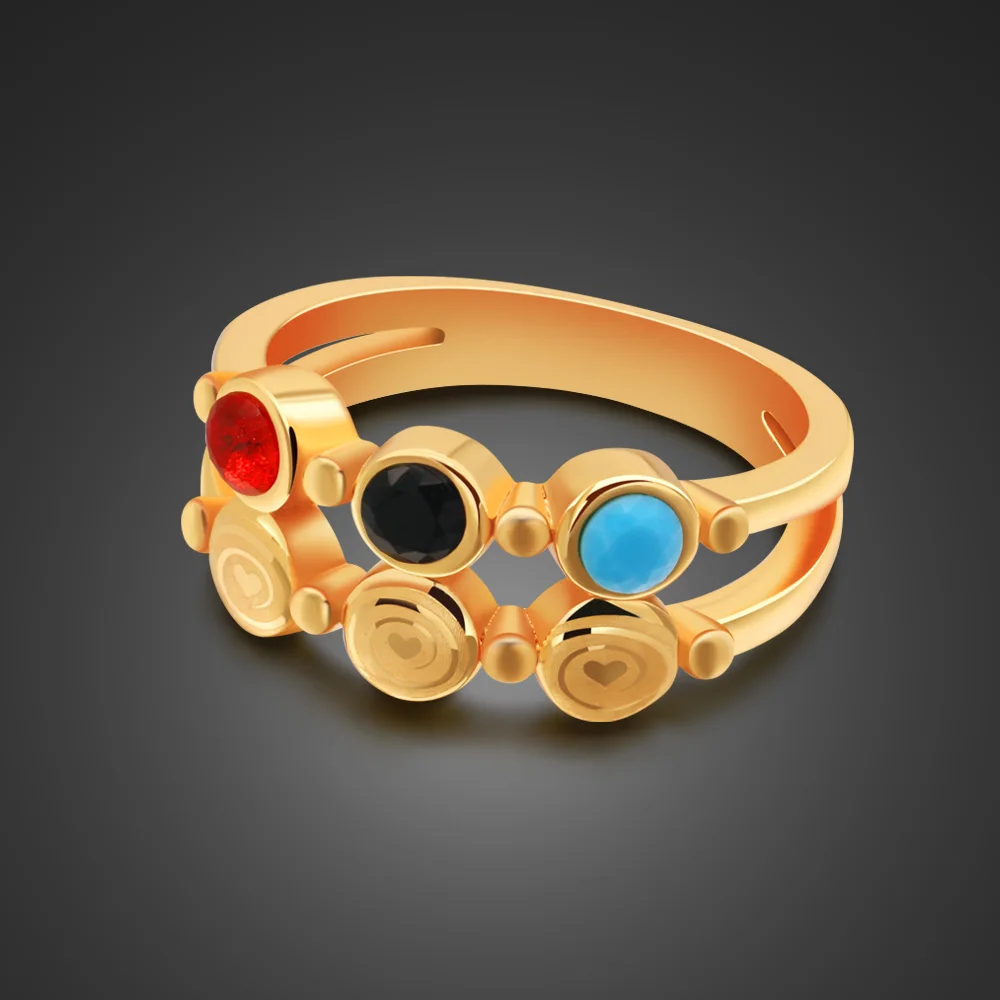 Женское кольцо из драгоценных камней в богемном стиле|Кольца| |