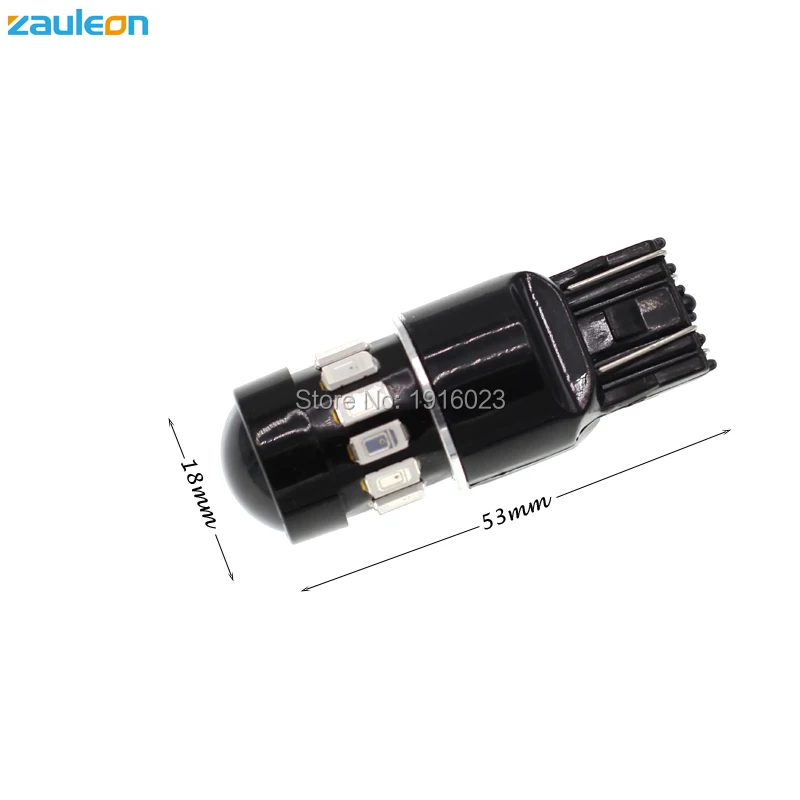 Zauleon 2 шт. T20 7440 7443 16SMD светодиодный 5730 W21W W21/5 Вт двойная нить красный остановка
