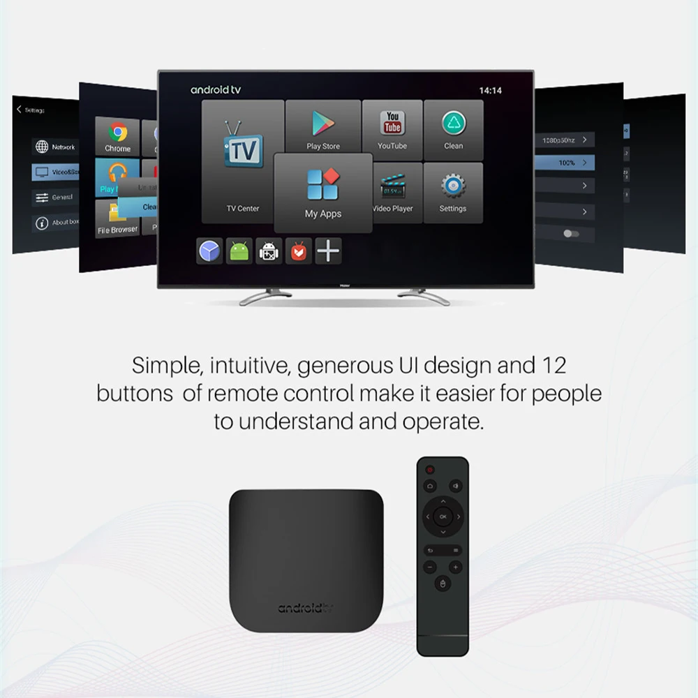 Mecool M8S плюс W Android 7 1 ТВ Box Amlogic S905W Quad core Оперативная память 2 Гб Встроенная 16 мини