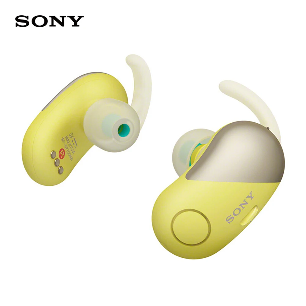 SONY WF-SP700N TWS настоящие беспроводные Bluetooth наушники NFC с шумоподавлением стерео спортивные наушники-вкладыши с защитой от пота наушники с микрофоном