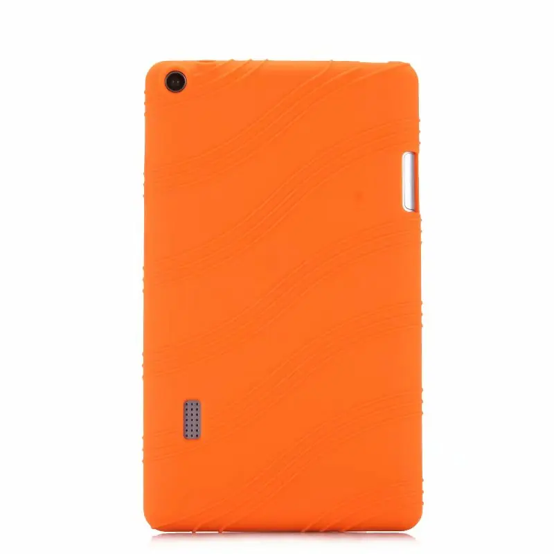 orange Мягкий чехол для huawei T3 7 WiFi версия чехол для планшета силиконовая подставка защитная оболочка для huawei MediaPad T3 7,0 BG2-W09 чехол для планшета - Цвет: orange