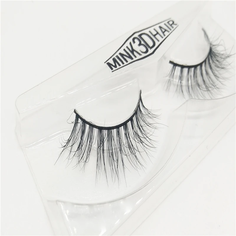 1 пара 3D ресницы из натуральной норки распродажа! Натуральный длинный керлинг