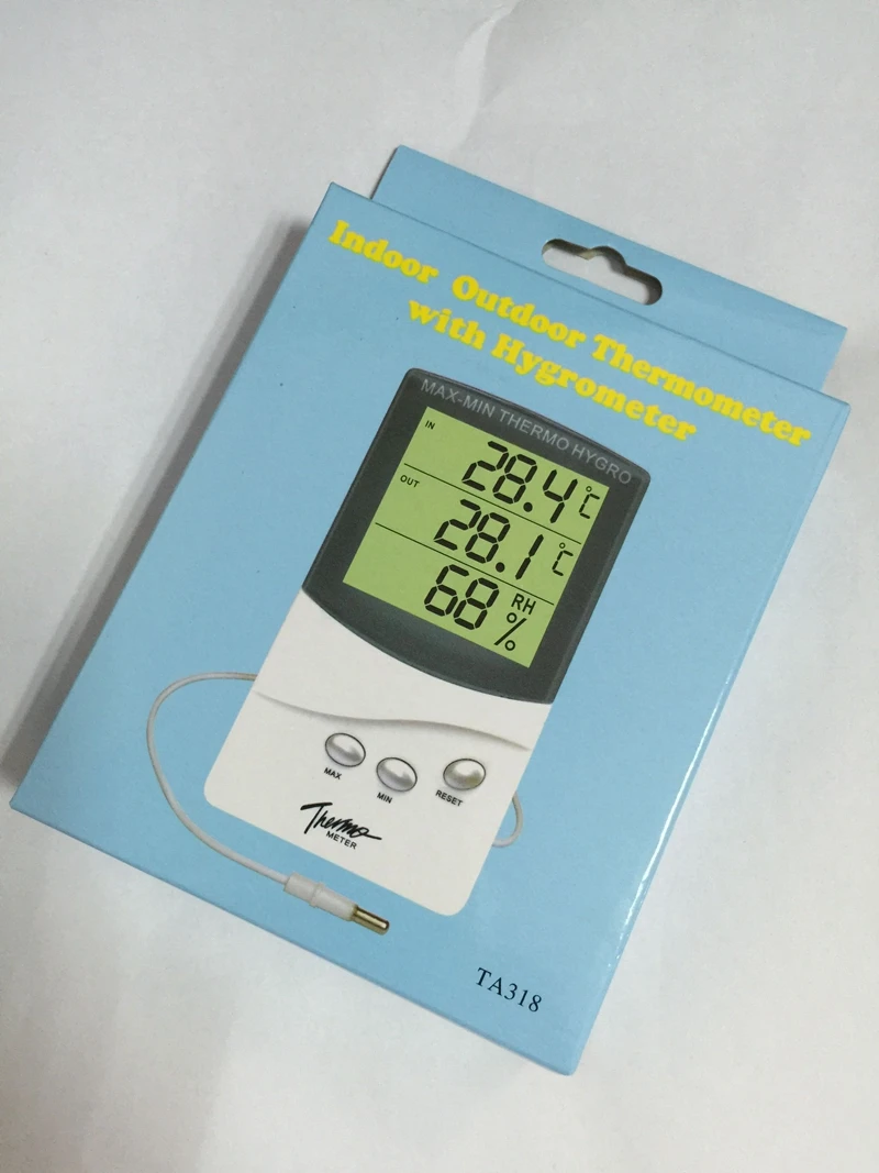 Цифровая комнатная и уличная метеостанция с ЖК-дисплеем термометром гигрометром