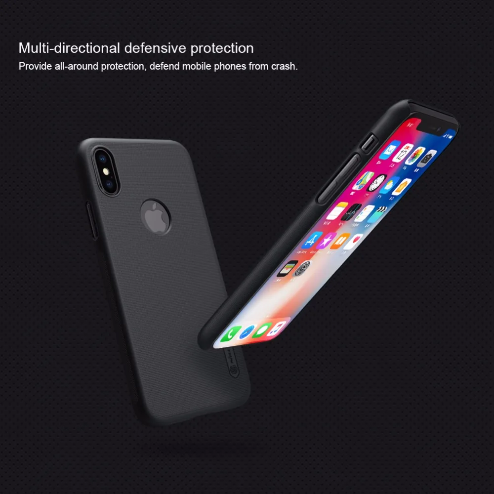 Чехол для iphone XS NILLKIN суперматовый защитный жесткий чехол на заднюю панель apple X S Max