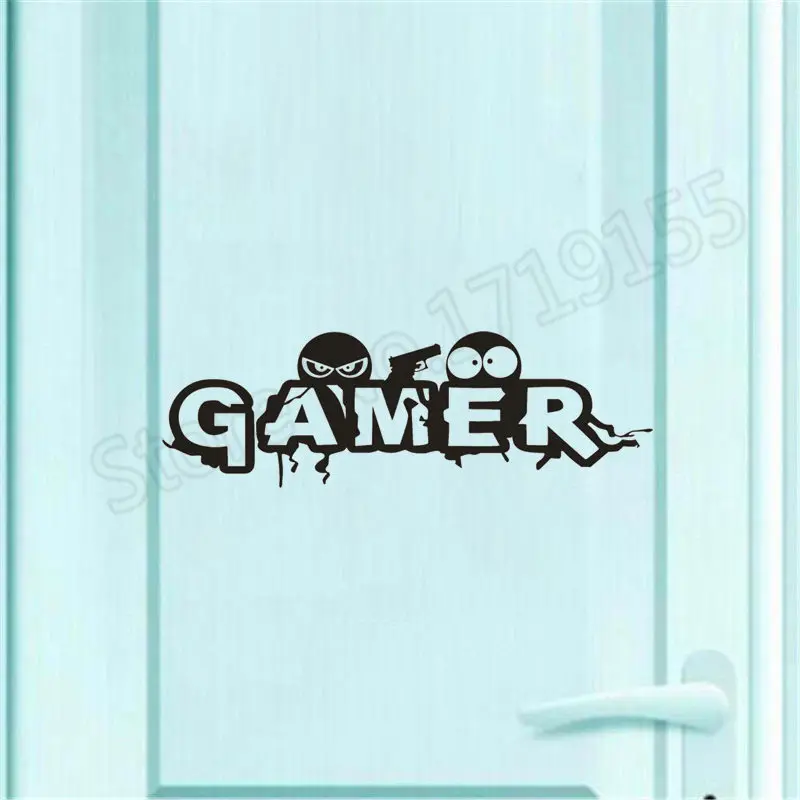Фото Геймер стены Стикеры домашний декор дизайн видео игры художественные обои