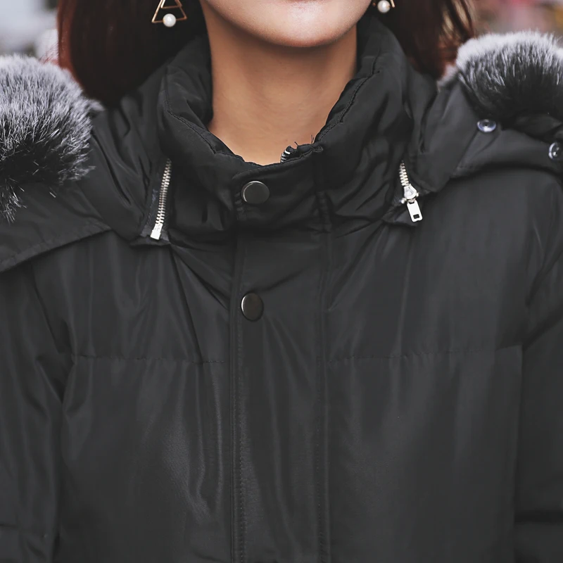 Зимние пальто высокое качество 2017 Женская Длинная зимняя куртка женские